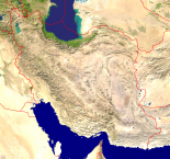 Iran Satellit + Grenzen 1600x1487